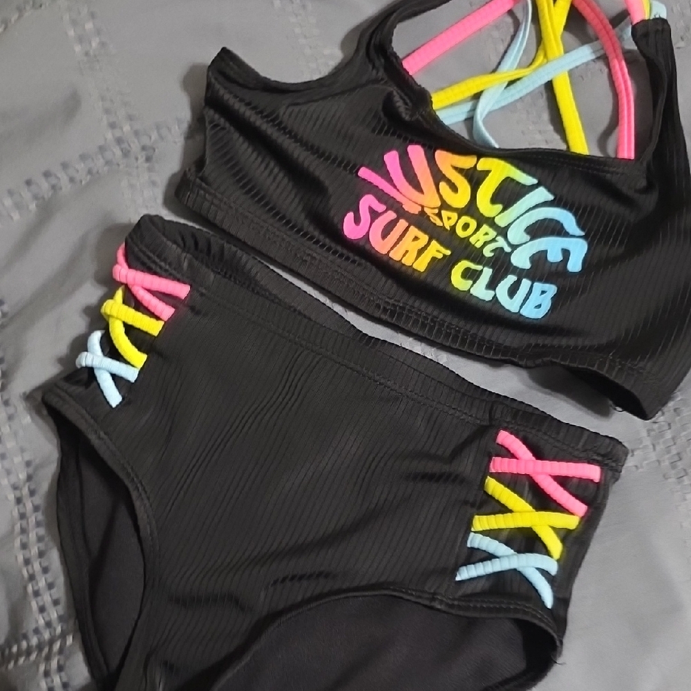 Girls Justice Swim Suite- 2 Piece Set